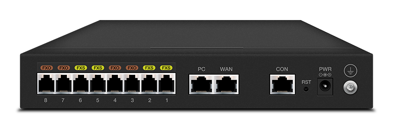 4 Port FXS/4 Port FXO ClearlyIP Analog VoIP Gateway