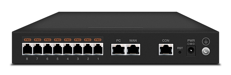 4 Port FXS/4 Port FXO ClearlyIP Analog VoIP Gateway