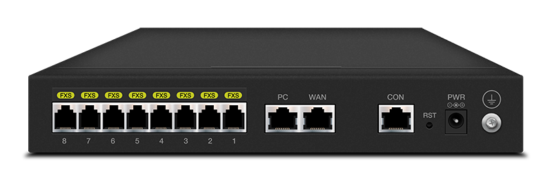 8 Port FXS ClearlyIP Analog VoIP Gateway