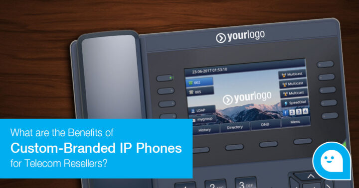 What are the Benefits of Custom-Branded IP Phones for Telecom Resellers?
